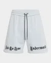 Rta Men's Clyde Sweat Shorts In Spirit Bl  Undrwl