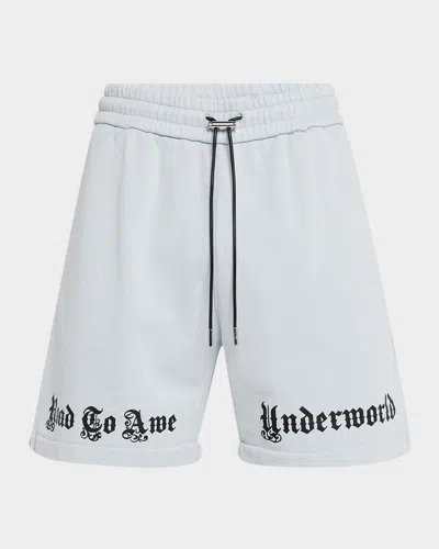 Rta Men's Clyde Sweat Shorts In Spirit Bl  Undrwl