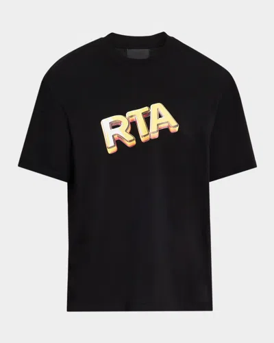 Rta Men's Colin Logo Graphic T-shirt In Black