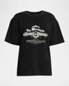 Rta Men's Colin Logo Script Oversized T-shirt In Black