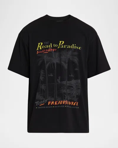 Rta Men's Colin Road To Paradise Graphic T-shirt In Black