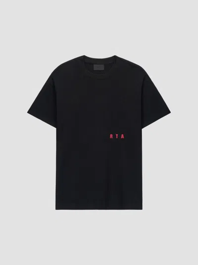 Rta Colin Oversized Short Sleeve Tee In Black