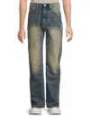 Rta Men's Faded Wash Jeans In Blue
