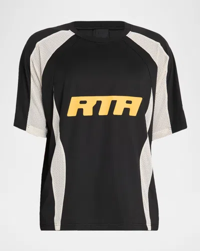 Rta Men's Fonda Logo Jersey Shirt In Black