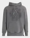 Rta Relaxed Fit Jordan Stone Etched Monogram Hoodie In Stn Etched Monogram