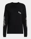 Rta Men's Lawrence Long-sleeve Graphic T-shirt In Black