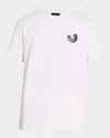 Rta Men's Liam Graphic Logo T-shirt In White Wheel Spin