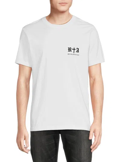 Rta Men's Liam Logo Graphic T Shirt In White