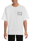Rta Men's Logo Cotton T-shirt In White