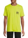 Rta Men's Logo Graphic Cotton T-shirt In Yellow