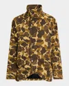 Rta Lorenzo Oversize Military Camo Jacket In Brown