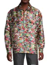 Rta Multicolor Chest Pockets Jacket In National Flags
