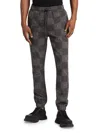 Rta Men's Owen Cross Checker Pants In Grey