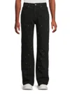 Rta Men's Paint Splatter Jeans In Black