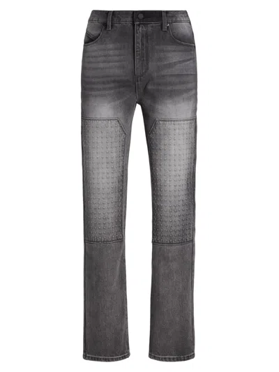 Rta Men's Paradise Vice Ricardo Slim-straight Jeans In Gray