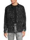 RTA MEN'S PARLAN WASHED DENIM SHIRT JACKET