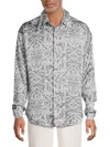 Rta Men's Printed Shirt In Gray