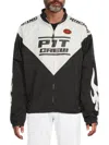 Rta Roland Bomber Jacket In Black White