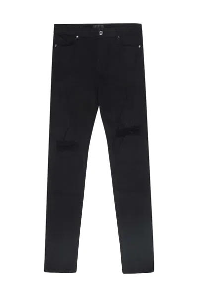 Pre-owned Rta Men's  Clayton Jean In Black Destroyed