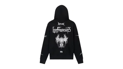 Pre-owned Rta Men's  Floyd Metal Road To Awe Hoodie In Black