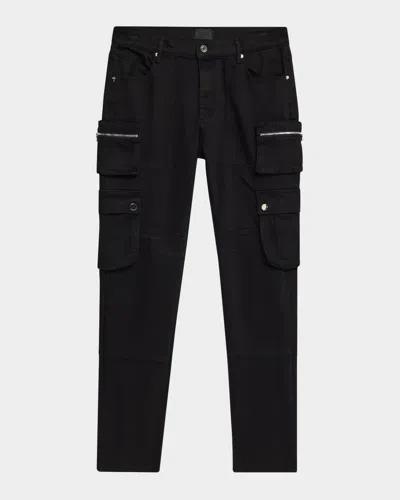 Rta Men's Slate Cargo Skinny Jeans In Black
