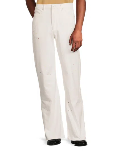 Rta Men's Solid Jeans In White