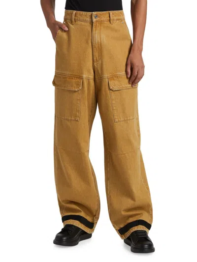 Rta Men's Wylie Vintage Cotton Cargo Pants In Vintage Khaki