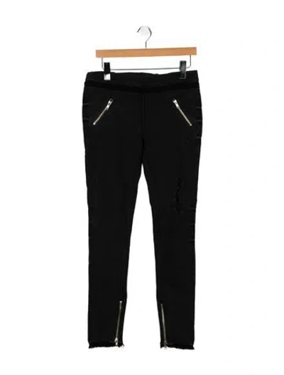 Pre-owned Rta Mid-rise Skinny Leg Jeans In Black