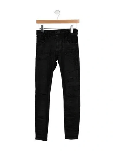 Pre-owned Rta Mid-rise Skinny Leg Jeans In Black