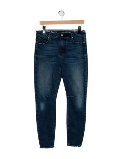 Pre-owned Rta Mid-rise Skinny Leg Jeans In Blue