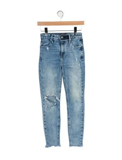 Pre-owned Rta Mid-rise Skinny Leg Jeans In Blue