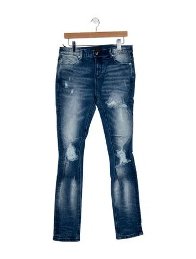 Pre-owned Rta Mid-rise Skinny Leg Jeans W/ Tags In Blue