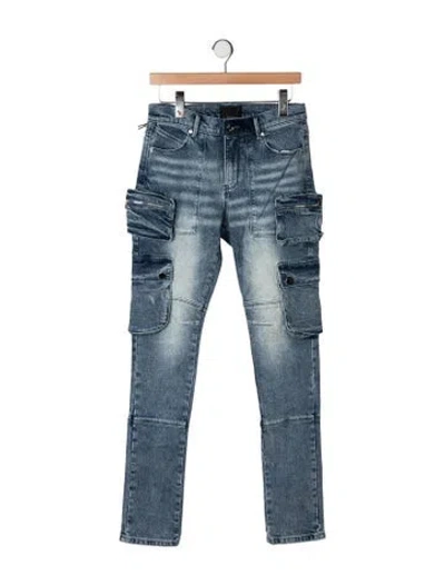 Pre-owned Rta Mid-rise Skinny Leg Jeans W/ Tags In Blue