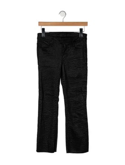 Pre-owned Rta Mid-rise Straight Leg Jeans In Black