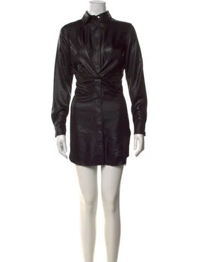 Pre-owned Rta Mini Dress In Black