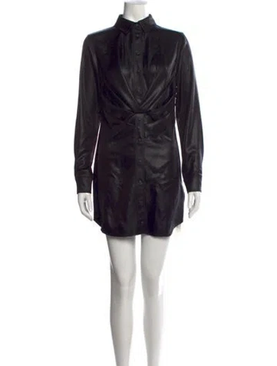 Pre-owned Rta Mini Dress In Black