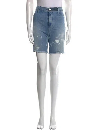 Pre-owned Rta Mini Shorts In Blue