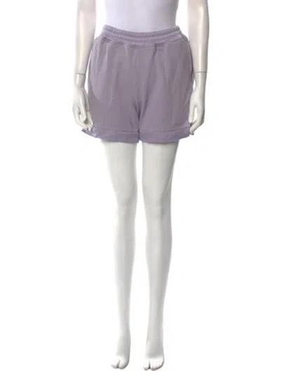 Pre-owned Rta Mini Shorts In Purple