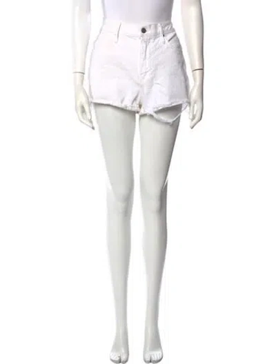Pre-owned Rta Mini Shorts In White