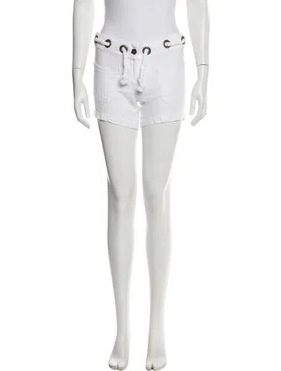 Pre-owned Rta Mini Shorts In White