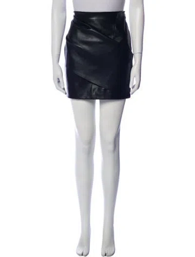 Pre-owned Rta Mini Skirt In Black