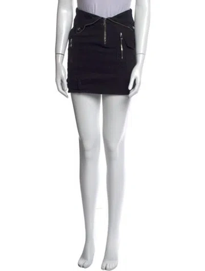 Pre-owned Rta Mini Skirt In Black