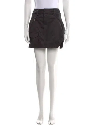 Pre-owned Rta Mini Skirt In Black