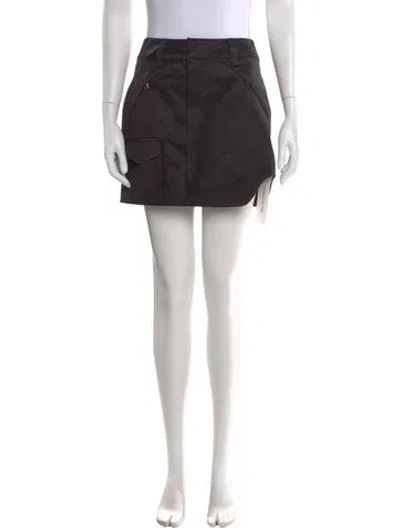 Pre-owned Rta Mini Skirt W/ Tags In Black