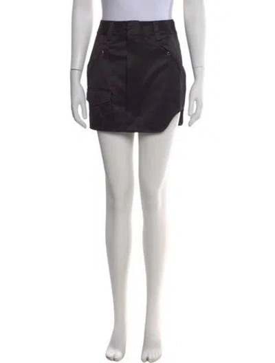 Pre-owned Rta Mini Skirt W/ Tags In Black