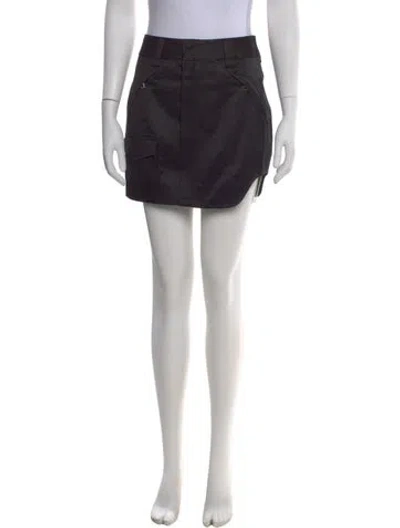 Pre-owned Rta Mini Skirt W/ Tags In Black