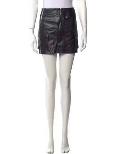 Pre-owned Rta Mini Skirt W/ Tags In Black