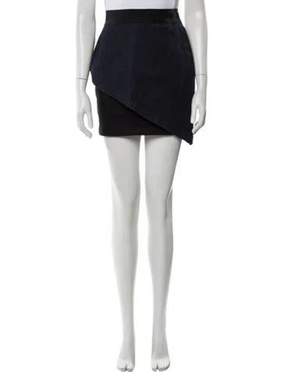 Pre-owned Rta Mini Skirt W/ Tags In Blue