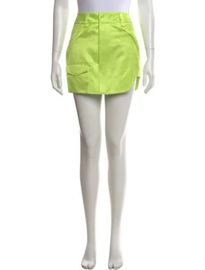 Pre-owned Rta Mini Skirt W/ Tags In Green