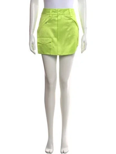 Pre-owned Rta Mini Skirt W/ Tags In Green